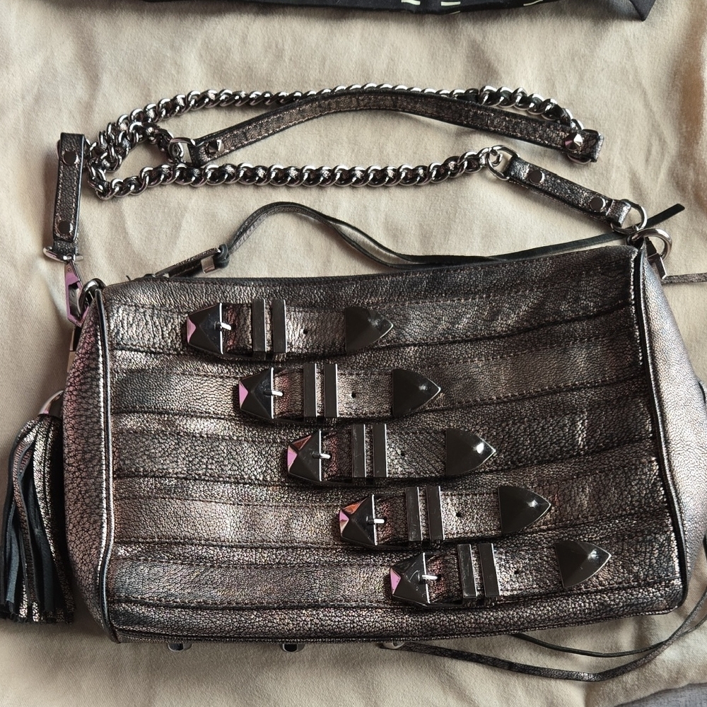 Rebecca Minkoff MAC Convertible Crossbody, Shoulder, Clutch In Rose Gold